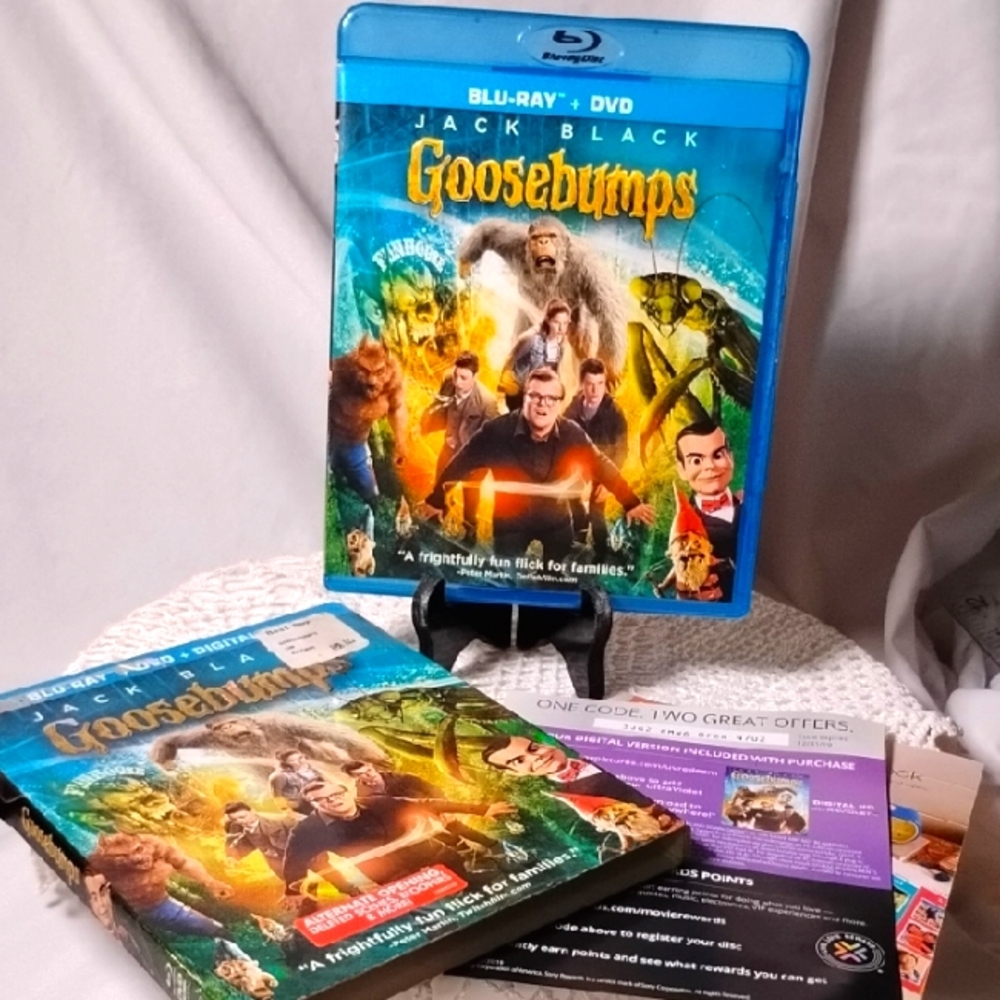 Jack Black Goosebumps Blu-ray & DVD Set